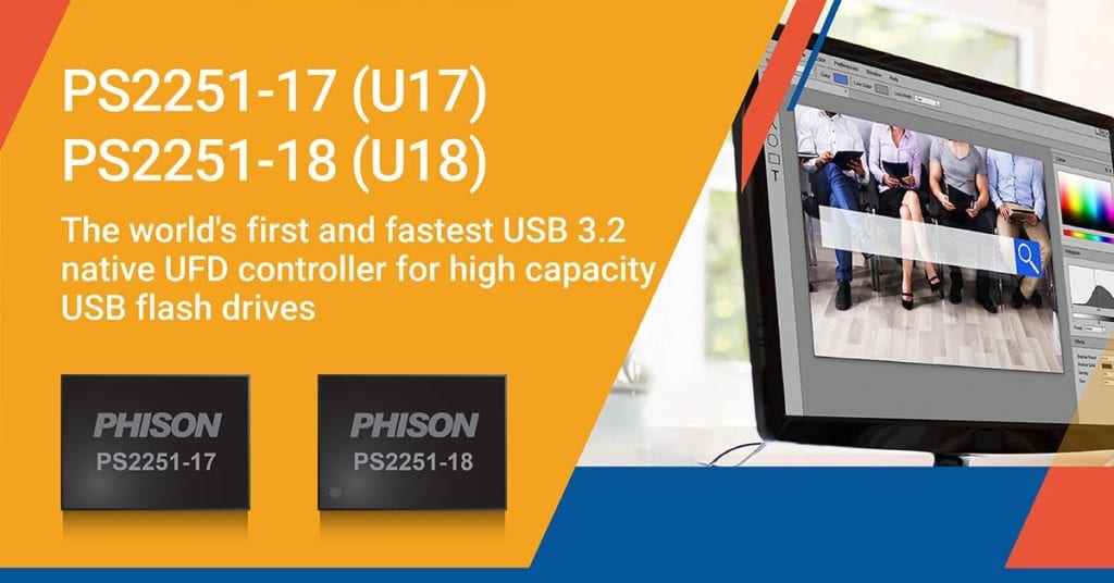 Phison PS2251-17 (U17) and PS2251-18 (U18)