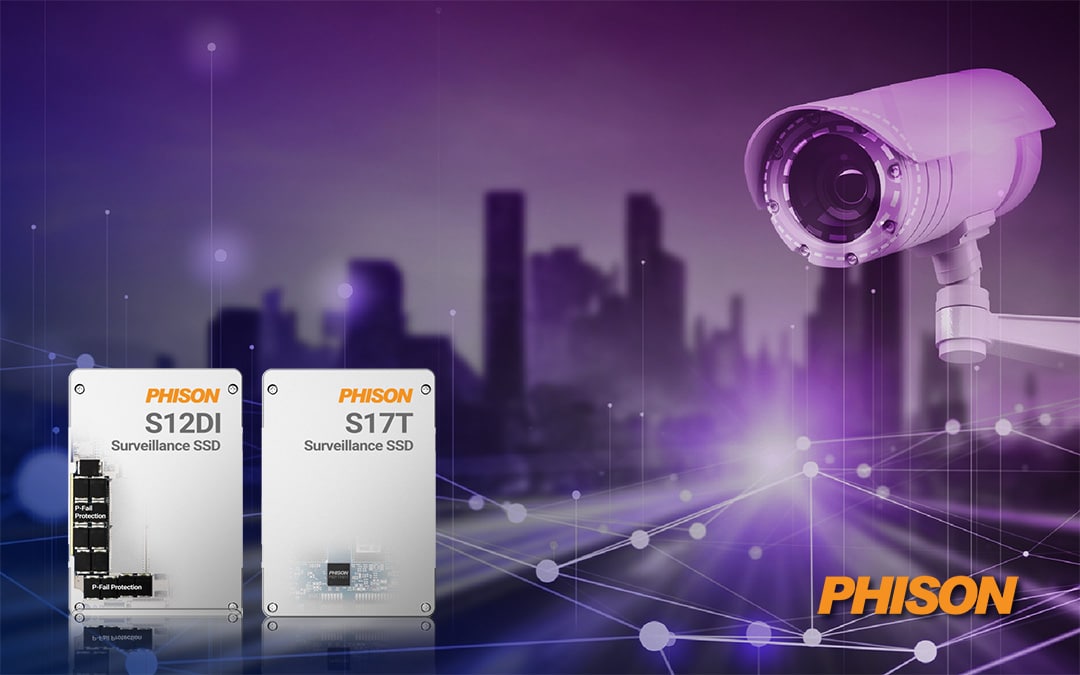 Phison bringt spezielle SSDs für Video- und Überwachungssysteme auf den Markt