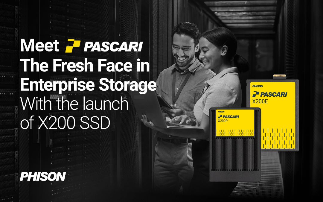 Phison Introduces PASCARI Brand and Launches X200 SSD for Enterprise Market