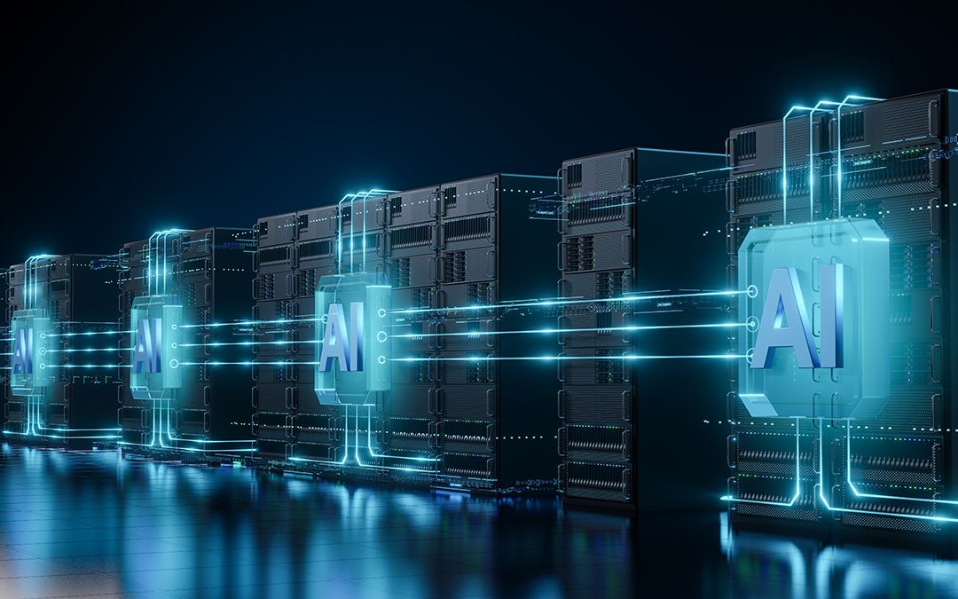 AI server infrastructure supporting large and small language model workloads across distributed compute systems